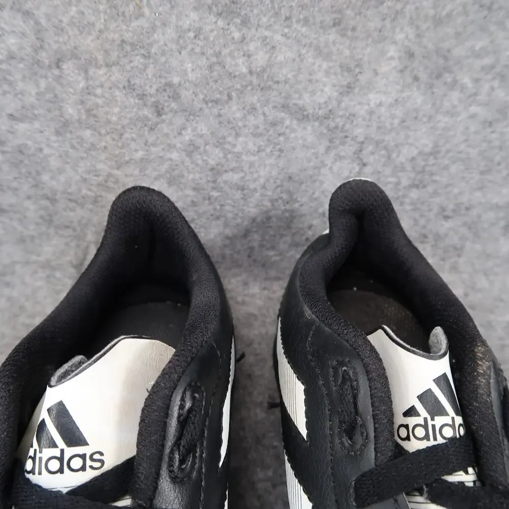 Adidas Shoes Kids 3.5 Goletto VIII Turf Soccer Cleats Black White Lace Up Sport